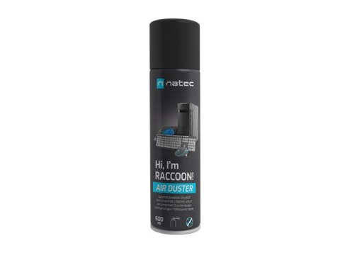 SPRĘŻONE POWIETRZE NATEC RACCOON AIR 600 ML SPRĘŻONE POWIETRZE NATEC RACCOON AIR 600 ML
