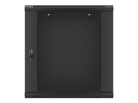 SZAFA INSTALACYJNA RACK WISZĄCA 19" 12U 600X450 CZARNA LANBERG (FLAT PACK) V2