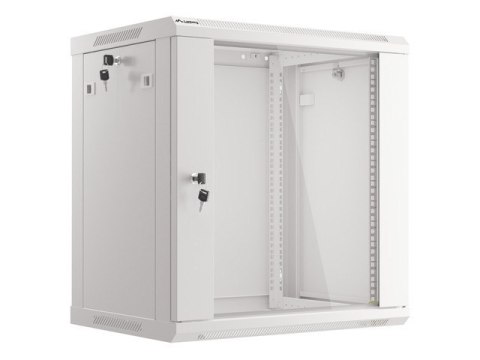 SZAFA INSTALACYJNA RACK WISZĄCA 19" 12U 600X450 SZARA LANBERG (FLAT PACK) V2