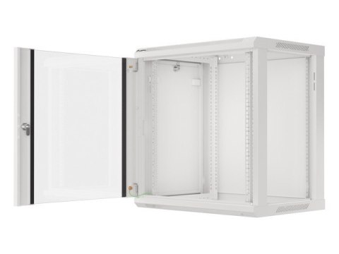 SZAFA INSTALACYJNA RACK WISZĄCA 19" 12U 600X450 SZARA LANBERG (FLAT PACK) V2
