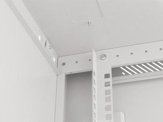 SZAFA INSTALACYJNA RACK WISZĄCA 19" 12U 600X600 SZARA LANBERG (FLAT PACK) V2