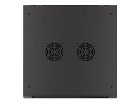 SZAFA INSTALACYJNA RACK WISZĄCA 19" 15U 600X600 CZARNA LANBERG (FLAT PACK) V2