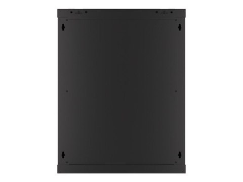 SZAFA INSTALACYJNA RACK WISZĄCA 19" 15U 600X600 CZARNA LANBERG (FLAT PACK) V2