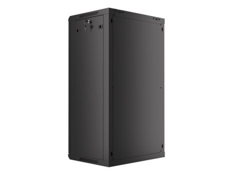 SZAFA INSTALACYJNA RACK WISZĄCA 19" 22U 600X450 CZARNA LANBERG (FLAT PACK) V2