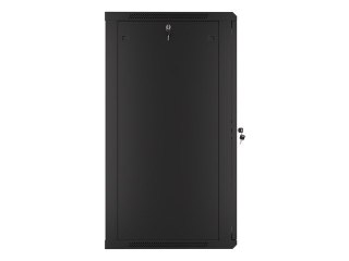 SZAFA INSTALACYJNA RACK WISZĄCA 19" 22U 600X600 CZARNA LANBERG (FLAT PACK) V2