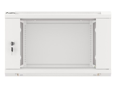 SZAFA INSTALACYJNA RACK WISZĄCA 19" 6U 600X600 SZARA LANBERG (FLAT PACK) V2