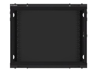 SZAFA INSTALACYJNA RACK WISZĄCA 19" 9U 600X450 CZARNA LANBERG (FLAT PACK) V2