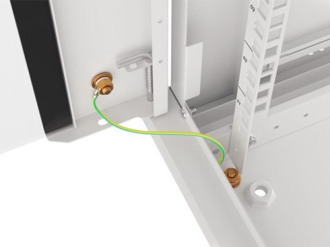 SZAFA INSTALACYJNA RACK WISZĄCA 19" 9U 600X450 SZARA LANBERG (FLAT PACK) V2