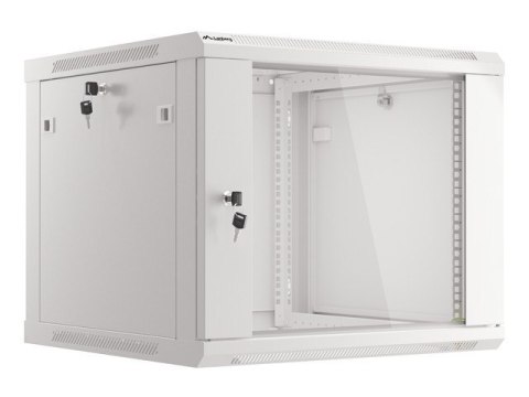 SZAFA INSTALACYJNA RACK WISZĄCA 19" 9U 600X600 SZARA LANBERG (FLAT PACK) V2