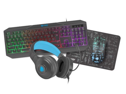 ZESTAW DLA GRACZY 4W1 FURY THUNDERSTREAK 3.0 KLAWIATURA+MYSZ+SŁUCHAWKI+PODKŁADKA CZ/SK LAYOUT ZESTAW DLA GRACZY 4W1 FURY THUNDERSTREAK 3.0 KLAWIATURA+MYSZ+SŁUCHAWKI+PODKŁADKA CZ/SK LAYOUT