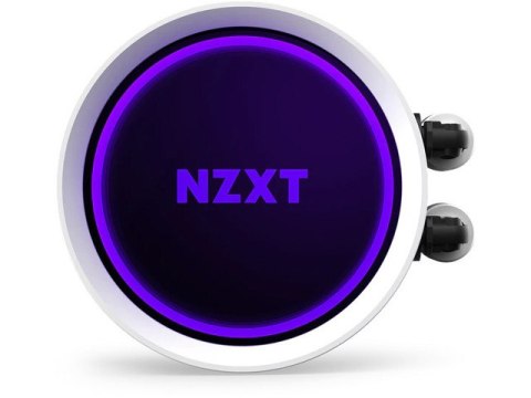 CHŁODZENIE WODNE NZXT KRAKEN X63 RGB WHITE 280MM PODŚWIETLANE WENTYLATORY I POMPA