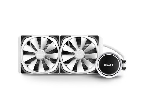 CHŁODZENIE WODNE NZXT KRAKEN X63 RGB WHITE 280MM PODŚWIETLANE WENTYLATORY I POMPA