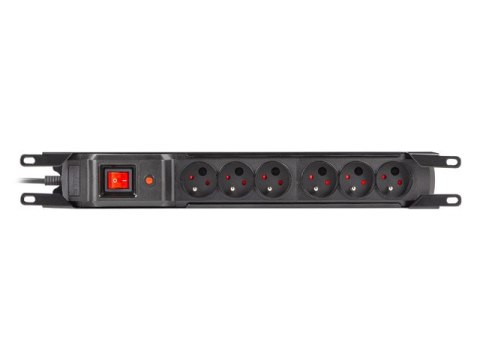LISTWA ZASILAJĄCA RACK 19" ARMAC M6 5M 6X 230V CZARNA LISTWA ZASILAJĄCA RACK 19" ARMAC M6 5M 6X 230V CZARNA