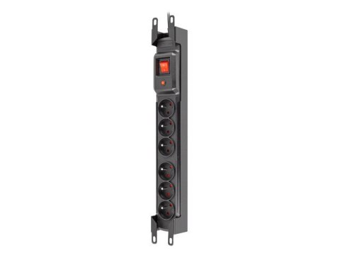 LISTWA ZASILAJĄCA RACK 19" ARMAC M6 5M 6X 230V CZARNA LISTWA ZASILAJĄCA RACK 19" ARMAC M6 5M 6X 230V CZARNA