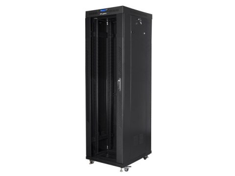 SZAFA INSTALACYJNA RACK STOJĄCA 19" 42U 600X800 CZARNA DRZWI SZKLANE LCD LANBERG (FLAT PACK) SZAFA INSTALACYJNA RACK STOJĄCA 19" 42U 600X800 CZARNA DRZWI SZKLANE LCD LANBERG (FLAT PACK)
