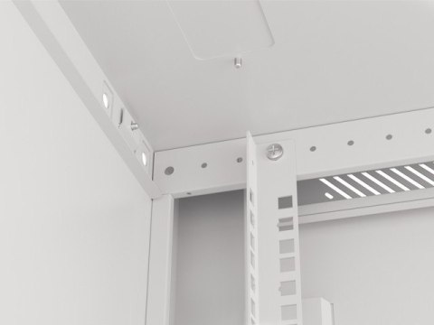SZAFA INSTALACYJNA RACK WISZĄCA 19" 12U 600X600 SZARA DRZWI METALOWE LANBERG (FLAT PACK)