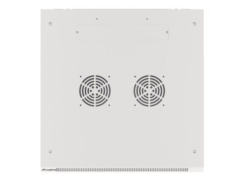 SZAFA INSTALACYJNA RACK WISZĄCA 19" 12U 600X600 SZARA DRZWI METALOWE LANBERG (FLAT PACK)