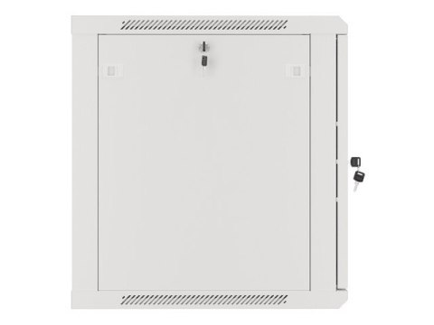 SZAFA INSTALACYJNA RACK WISZĄCA 19" 12U 600X600 SZARA DRZWI METALOWE LANBERG (FLAT PACK)