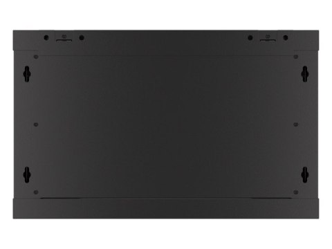 SZAFA INSTALACYJNA RACK WISZĄCA 19" 6U 600X600 CZARNA DRZWI METALOWE LANBERG (FLAT PACK)