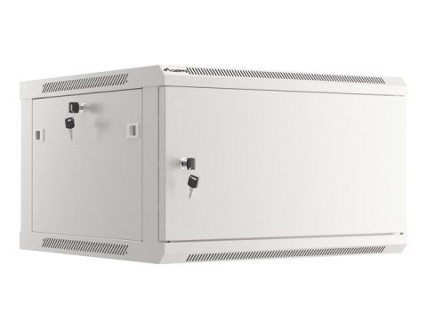 SZAFA INSTALACYJNA RACK WISZĄCA 19" 6U 600X600 SZARA DRZWI METALOWE LANBERG (FLAT PACK) SZAFA INSTALACYJNA RACK WISZĄCA 19" 6U 600X600 SZARA DRZWI METALOWE LANBERG (FLAT PACK)