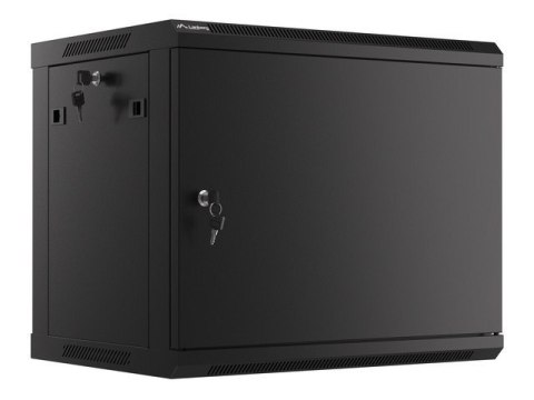 SZAFA INSTALACYJNA RACK WISZĄCA 19" 9U 600X450 CZARNA DRZWI METALOWE LANBERG (FLAT PACK) SZAFA INSTALACYJNA RACK WISZĄCA 19" 9U 600X450 CZARNA DRZWI METALOWE LANBERG (FLAT PACK)
