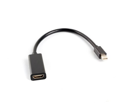 ADAPTER DISPLAYPORT MINI(M) 1.2->HDMI(F) NA KABLU 20CM CZARNY LANBERG ADAPTER DISPLAYPORT MINI(M) 1.2->HDMI(F) NA KABLU 20CM CZARNY LANBERG