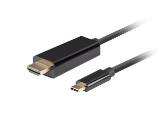 Kabel przewód USB typ c na HDMI 1.8m 4K 60HZ czarny LANBERG