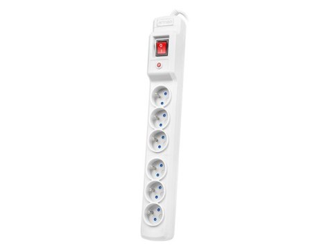 LISTWA ZASILAJĄCA ARMAC MULTI M6 1.5M 6X 230V PL SZARA