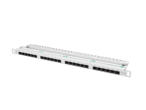 PATCH PANEL 24 PORT 0.5U 19" KAT.5E SZARY LANBERG PATCH PANEL 24 PORT 0.5U 19" KAT.5E SZARY LANBERG