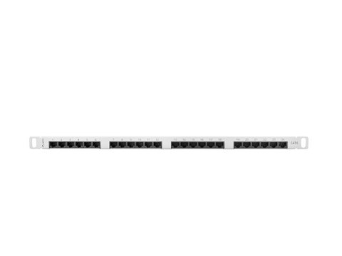 PATCH PANEL 24 PORT 0.5U 19" KAT.6 SZARY LANBERG PATCH PANEL 24 PORT 0.5U 19" KAT.6 SZARY LANBERG