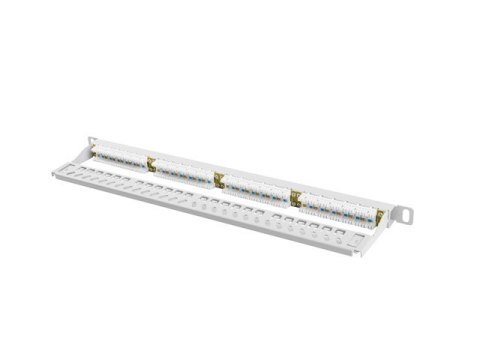 PATCH PANEL 24 PORT 0.5U 19" KAT.6 SZARY LANBERG PATCH PANEL 24 PORT 0.5U 19" KAT.6 SZARY LANBERG