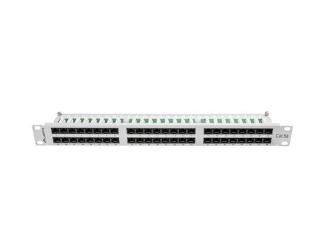 PATCH PANEL 48 PORT 1U 19" KAT.5E SZARY LANBERG PATCH PANEL 48 PORT 1U 19" KAT.5E SZARY LANBERG