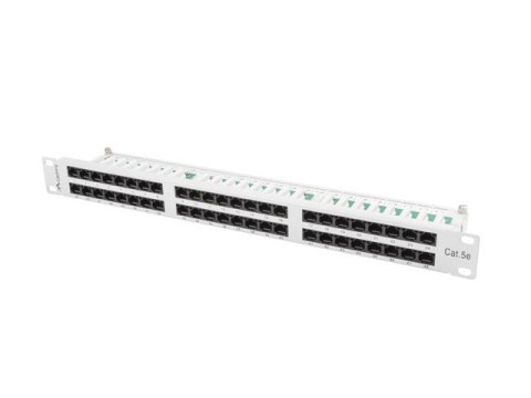 PATCH PANEL 48 PORT 1U 19" KAT.5E SZARY LANBERG PATCH PANEL 48 PORT 1U 19" KAT.5E SZARY LANBERG