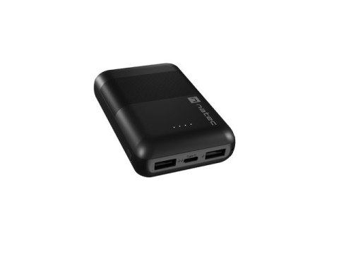 POWERBANK NATEC TREVI COMPACT 10000MAH 2X USB-A + 1X USB-C CZARNY POWERBANK NATEC TREVI COMPACT 10000MAH 2X USB-A + 1X USB-C CZARNY
