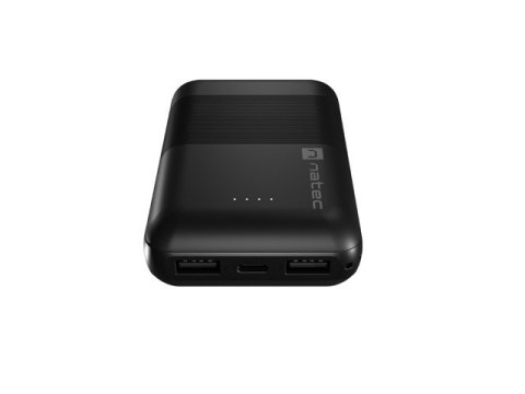 POWERBANK NATEC TREVI COMPACT 10000MAH 2X USB-A + 1X USB-C CZARNY POWERBANK NATEC TREVI COMPACT 10000MAH 2X USB-A + 1X USB-C CZARNY