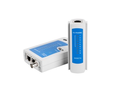 TESTER PRZEWODÓW LAN RJ45, RJ12, RJ11, COAXIAL LANBERG NT-0401 TESTER PRZEWODÓW LAN RJ45, RJ12, RJ11, COAXIAL LANBERG NT-0401