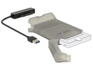 ADAPTER USB-A(M) 3.0->SATA DATA III (6GB/S) 22PIN(F) OBUDOWA OCHRONNA HDD CZARNY DELOCK