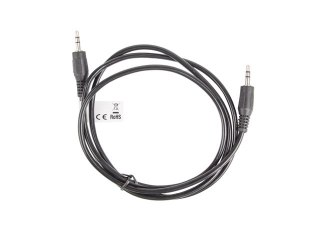 KABEL AUDIO MINIJACK 3.5MM M/M 3 PIN 1.2M CZARNY LANBERG