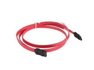 KABEL SATA DATA III (6GB/S) F/F 100CM CZERWONY LANBERG