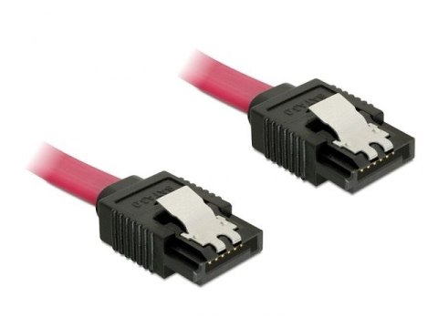 KABEL SATA DATA III (6GB/S) F/F 30CM Z ZATRZASKAMI METALOWYMI CZERWONY DELOC (USZKODZONE OPAKOWANIE) KABEL SATA DATA III (6GB/S) F/F 30CM Z ZATRZASKAMI METALOWYMI CZERWONY DELOC (USZKODZONE OPAKOWANIE)