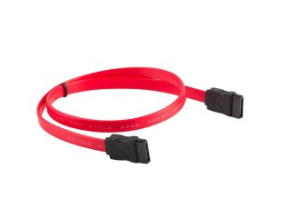 KABEL SATA DATA III (6GB/S) F/F 50CM CZERWONY LANBERG