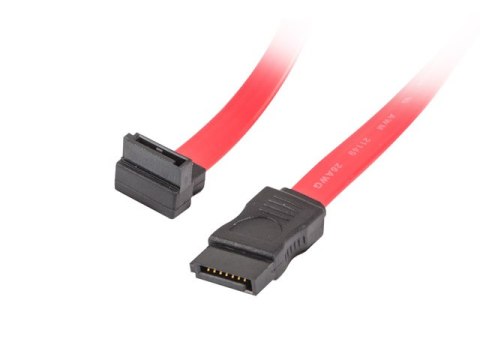 KABEL SATA DATA III (6GB/S) F/F 50CM KĄTOWY DÓŁ/PROSTO CZERWONY LANBERG KABEL SATA DATA III (6GB/S) F/F 50CM KĄTOWY DÓŁ/PROSTO CZERWONY LANBERG