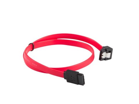 KABEL SATA DATA III (6GB/S) F/F 50CM Z ZATRZASKAMI METALOWYMI KĄTOWY DÓŁ/PROSTO CZERWONY LANBERG KABEL SATA DATA III (6GB/S) F/F 50CM Z ZATRZASKAMI METALOWYMI KĄTOWY DÓŁ/PROSTO CZERWONY LANBERG