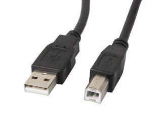 KABEL USB-A(M)->USB-B(M) 2.0 3M CZARNY FERRYT LANBERG