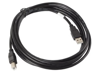 KABEL USB-A(M)->USB-B(M) 2.0 3M CZARNY LANBERG