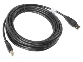 KABEL USB-A(M)->USB-B(M) 2.0 5M CZARNY LANBERG