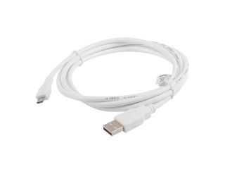 KABEL USB MICRO(M)->USB-A(M) 2.0 1.8M BIAŁY LANBERG