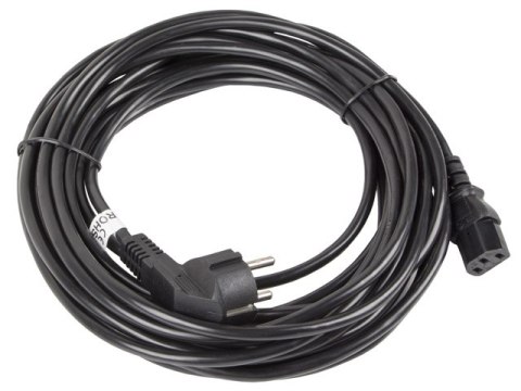 KABEL ZASILAJĄCY CEE 7/7->IEC 320 C13 10M VDE CZARNY LANBERG KABEL ZASILAJĄCY CEE 7/7->IEC 320 C13 10M VDE CZARNY LANBERG