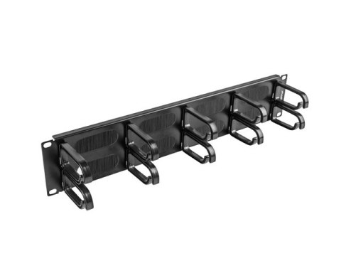ORGANIZER KABLI AK-1204-B 19" 2U Z 10 UCHWYTAMI PANEL SZCZOTKOWANY TYP B CZARNY LANBERG ORGANIZER KABLI AK-1204-B 19" 2U Z 10 UCHWYTAMI PANEL SZCZOTKOWANY TYP B CZARNY LANBERG