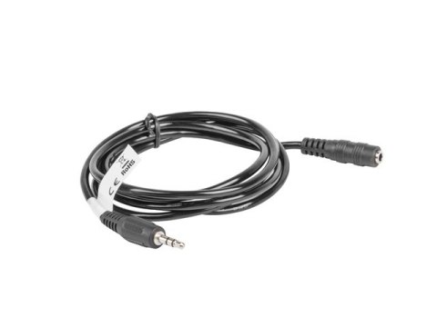 PRZEDŁUŻACZ AUDIO MINIJACK 3.5MM M/F 3 PIN 1.5M CZARNY LANBERG PRZEDŁUŻACZ AUDIO MINIJACK 3.5MM M/F 3 PIN 1.5M CZARNY LANBERG